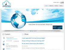 Tablet Screenshot of datastageonlinetraining.com